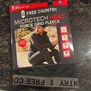 Free Country Microtech Heat Force Grid Fleece Pants - Black